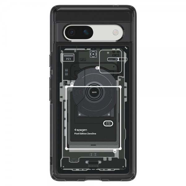 Spigen Google Pixel 7a Cover Ultra Hybrid Zero One Sort