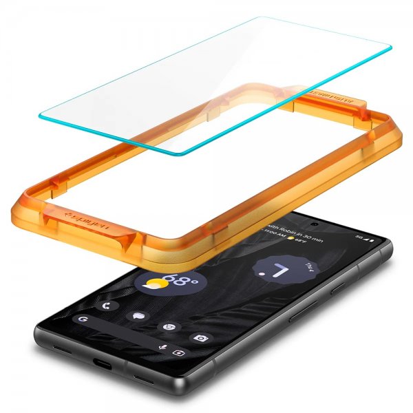 Spigen Google Pixel 7a Skærmbeskyttelse GLAS.tR ALIGNmaster 2-pak