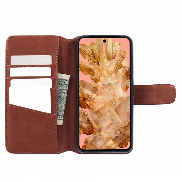 Nordic Covers Google Pixel 8 Etui Essential Læder Maple Brown
