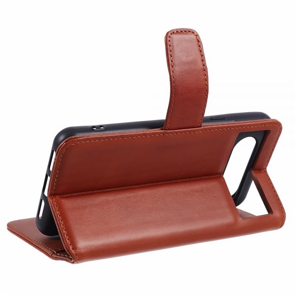 Nordic Covers Google Pixel 8 Etui Essential Læder Maple Brown