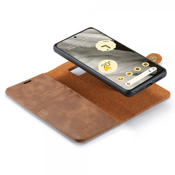 Dg.Ming Google Pixel 8 Etui med Aftageligt Cover Brun
