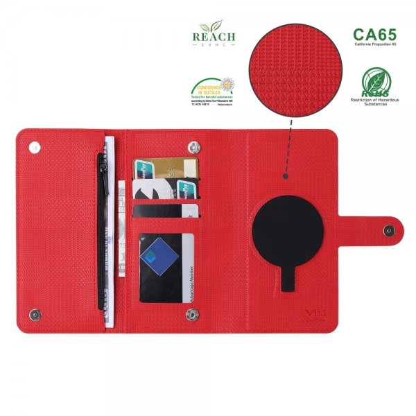 VILI Google Pixel 8 Etui med Aftageligt Cover GHB Series MagSafe Rød