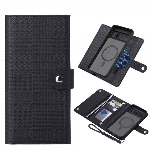 VILI Google Pixel 8 Etui med Aftageligt Cover GHB Series MagSafe Sort