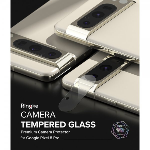 Ringke Google Pixel 8 Pro Kamerabeskyttelsesglas 3-pak