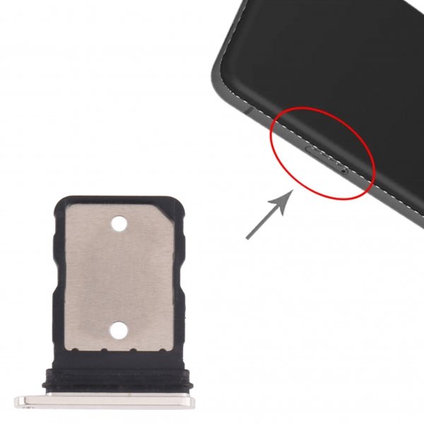 Google Pixel 8 Pro SIM-kortholder - Hvid