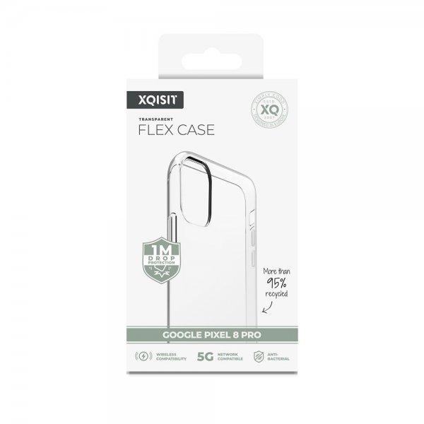 Xqisit Google Pixel 8 Pro Cover Flex Case Transparent