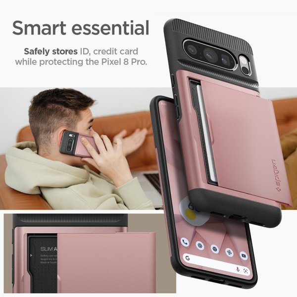 Spigen Google Pixel 8 Pro Cover Slim Armor CS Rose Gold
