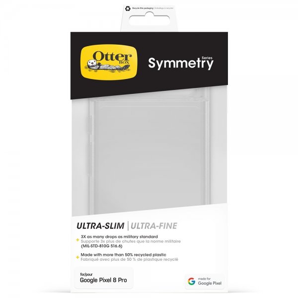 Otterbox Google Pixel 8 Pro Cover Symmetry Clear Transparent