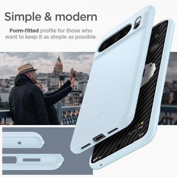 Spigen Google Pixel 8 Pro Cover Thin Fit Mute Blue