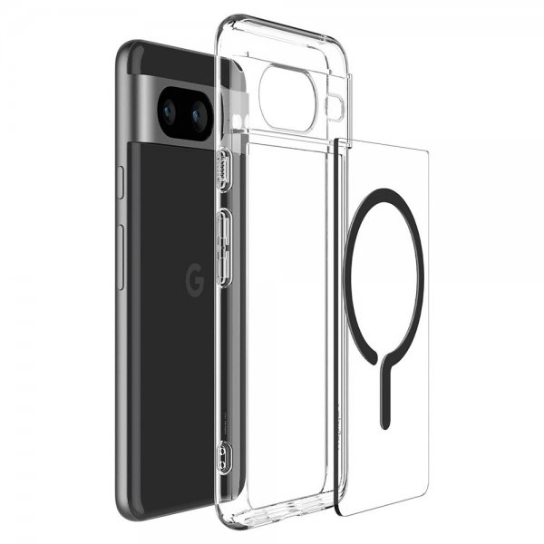 Spigen Google Pixel 8 Cover Ultra Hybrid OneTap Ring MagFit Sort