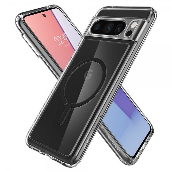 Spigen Google Pixel 8 Pro Cover Ultra Hybrid OneTap Ring MagFit Sort