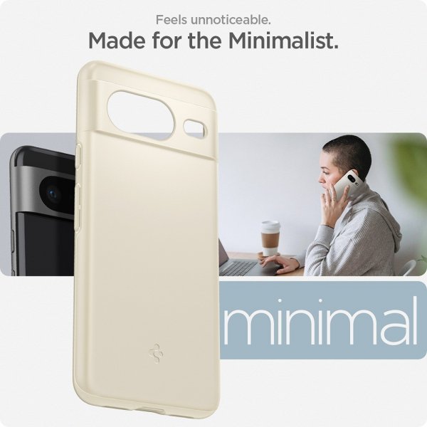Spigen Google Pixel 8 Cover Thin Fit Mute Beige