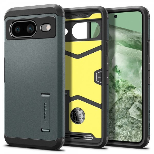 Spigen Google Pixel 8 Cover Tough Armor Abyss Green