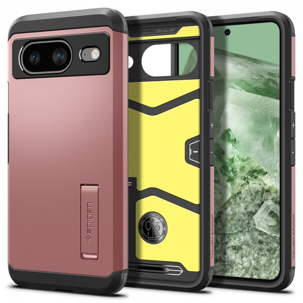 Spigen Google Pixel 8 Cover Tough Armor Rose Gold
