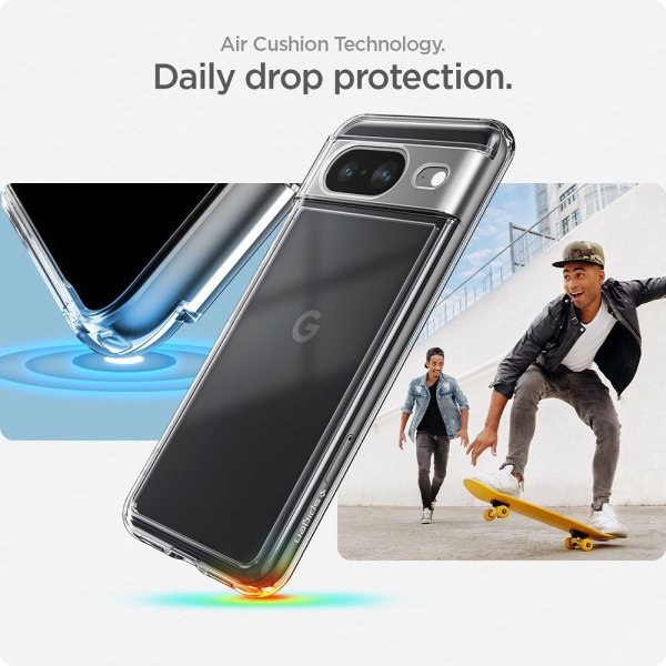 Spigen Google Pixel 8 Cover Ultra Hybrid Crystal Clear