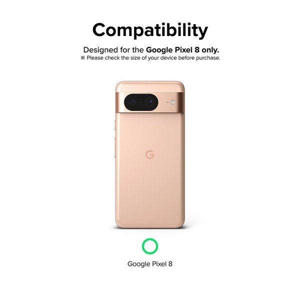 Ringke Google Pixel 8 Skærmbeskytter Dual Easy Film 2-pak