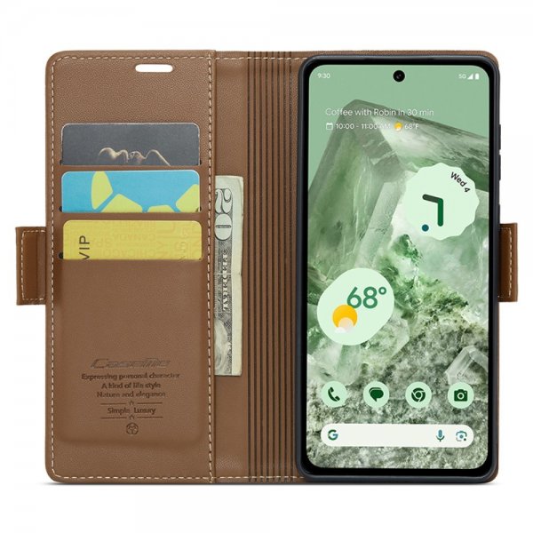 CaseMe Google Pixel 8a Cover 023 Series Brun
