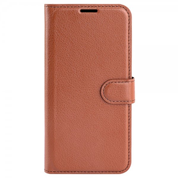 Google Pixel 8a Cover Litchi Brun