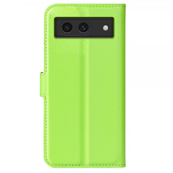 Google Pixel 8a Cover Litchi Grøn