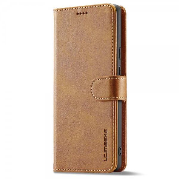 Lc.Imeeke Google Pixel 8a Cover med Kortplads Kickstand Funktion Brun