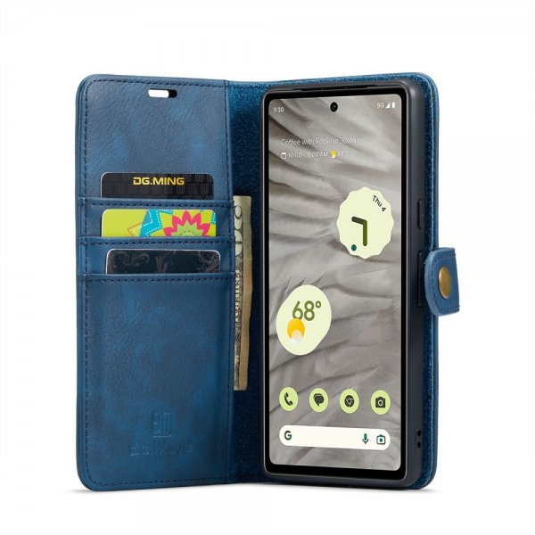 Dg.Ming Google Pixel 8a Cover med Aftageligt Cover Blå