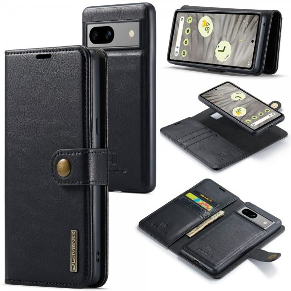 Dg.Ming Google Pixel 8a Cover med Aftageligt Cover Sort