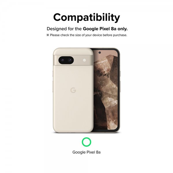 Ringke Google Pixel 8a Skærmbeskyttelse Dual Easy Film 2-pak