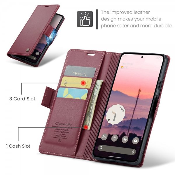 CaseMe Google Pixel 9/Pixel 9 Pro Cover 023 Series Rød
