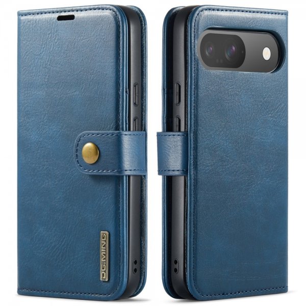 Dg.Ming Google Pixel 9/Pixel 9 Pro Etui med Aftageligt Cover Blå