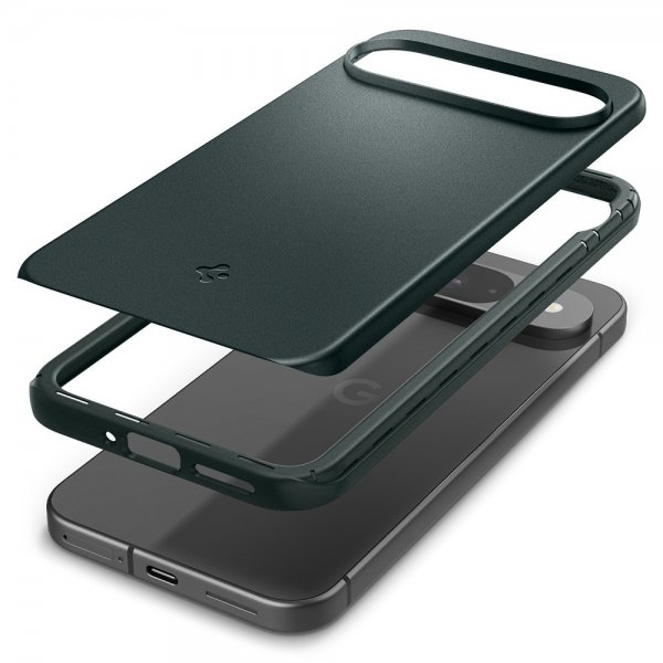 Spigen Google Pixel 9/Pixel 9 Pro Cover Thin Fit Abyss Green