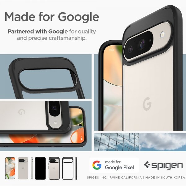 Spigen Google Pixel 9/Pixel 9 Pro Cover Ultra Hybrid Mat Sort