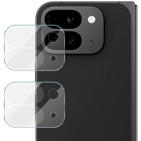 Imak Google Pixel 9 Pro Fold Kamerabeskyttelse i Hærdet Glas 2-pak