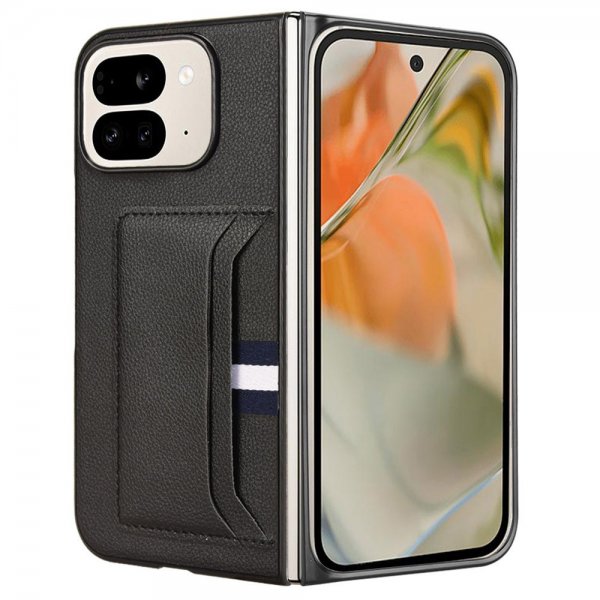 Google Pixel 9 Pro Fold Cover med Kortlomme Sort