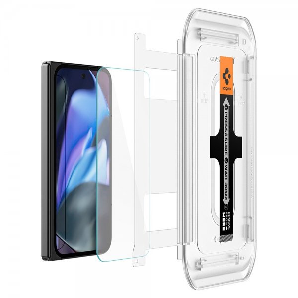 Spigen Google Pixel 9 Pro Fold Skærmbeskytter GLAS.tR EZ Fit 2-pak