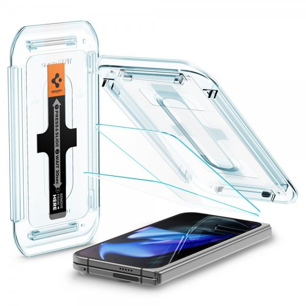 Spigen Google Pixel 9 Pro Fold Skærmbeskytter GLAS.tR EZ Fit 2-pak
