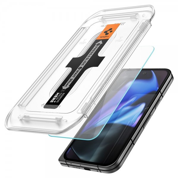 Spigen Google Pixel 9 Pro Fold Skærmbeskytter GLAS.tR EZ Fit 2-pak
