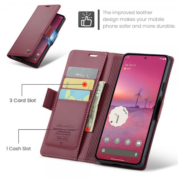 CaseMe Google Pixel 9 Pro XL Cover 023-serien Rød