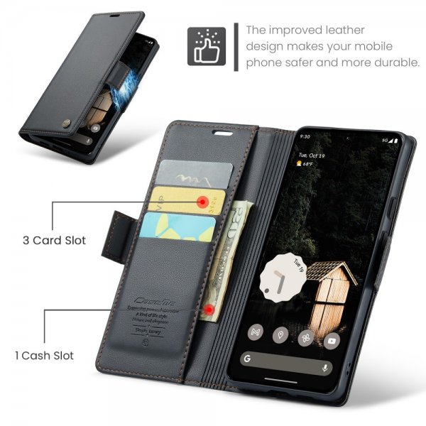 CaseMe Google Pixel 9 Pro XL Etui 023-serien Sort