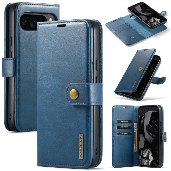 Dg.Ming Google Pixel 9 Pro XL Etui med aftageligt Cover Blå
