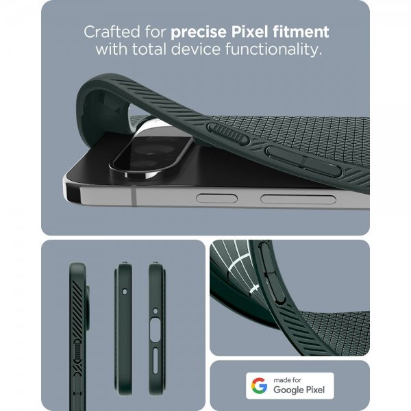 Spigen Google Pixel 9 Pro XL Cover Liquid Air Abyss Green