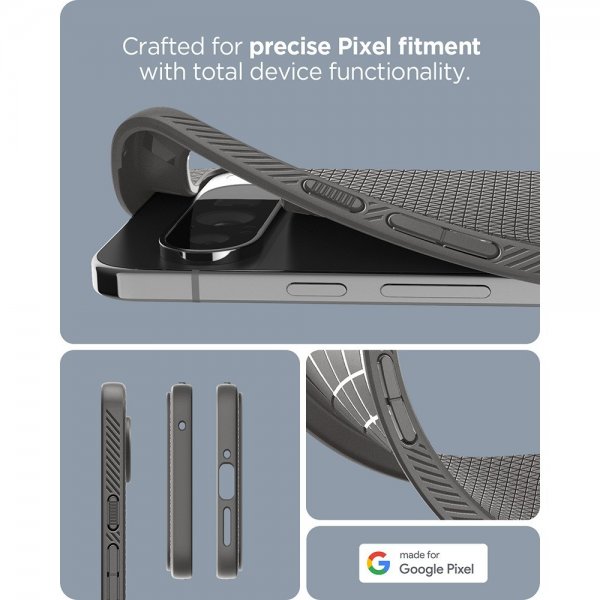 Spigen Google Pixel 9 Pro XL Cover Liquid Air Marble Gray