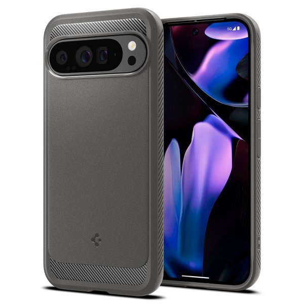 Spigen Google Pixel 9 Pro XL Cover Rugged Armor Marble Gray