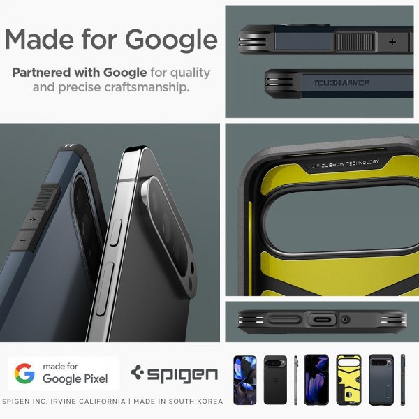 Spigen Google Pixel 9 Pro XL Cover Tough Armor Metal Slate