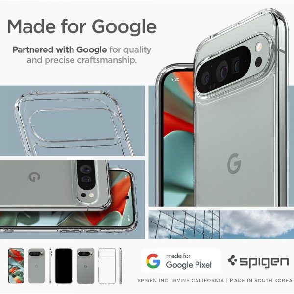Spigen Google Pixel 9 Pro XL Cover Ultra Hybrid Crystal Clear