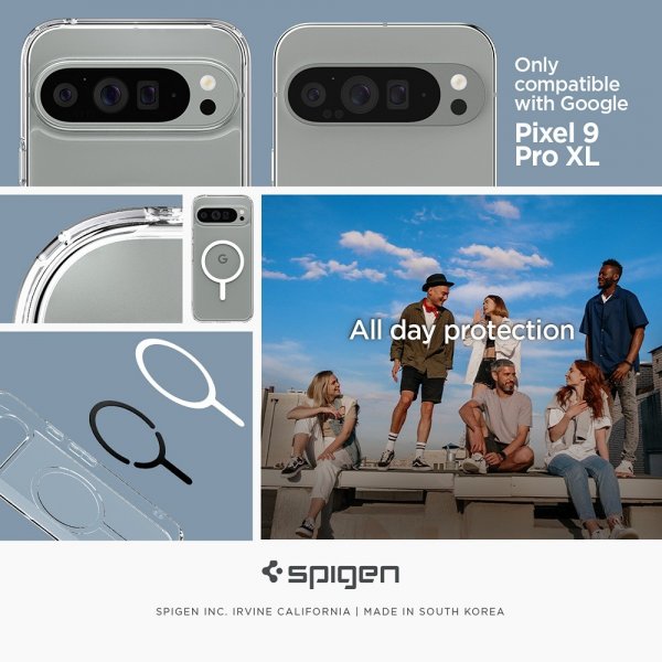Spigen Google Pixel 9 Pro XL Cover Ultra Hybrid MagFit Hvid