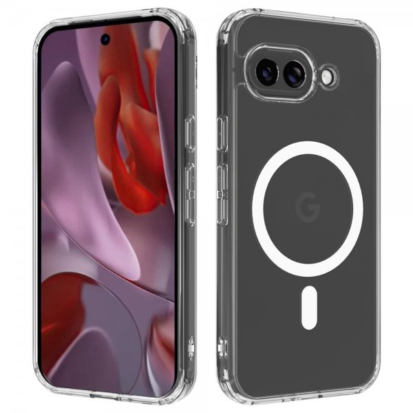 Nordic Covers Google Pixel 9a Cover Feather Series MagSafe Transparent