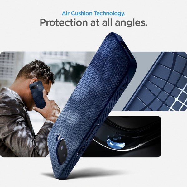 Spigen Google Pixel 9a Cover Liquid Air Navy Blue