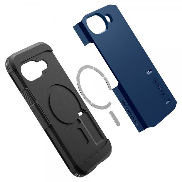 Spigen Google Pixel 9a Cover Tough Armor MagFit Navy Blue