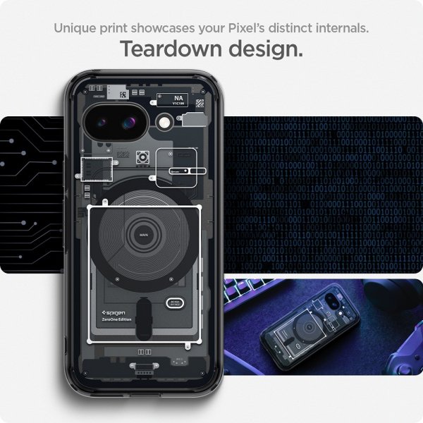 Spigen Google Pixel 9a Cover Ultra Hybrid Zero One MagFit Sort