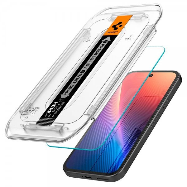 Spigen Google Pixel 9a Skærmbeskyttelse GLAS.tR EZ Fit 2-pak